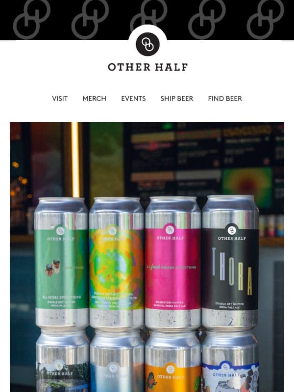 Exclusive Craft Brewers Conference Releases email from Other Half Brewing Company
