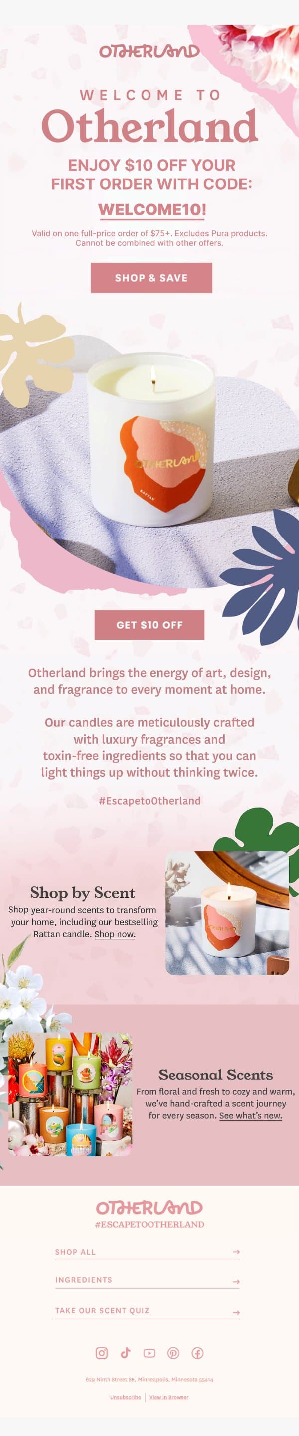 Exciting Surprises Await in Your Inbox! email from Otherland screenshot