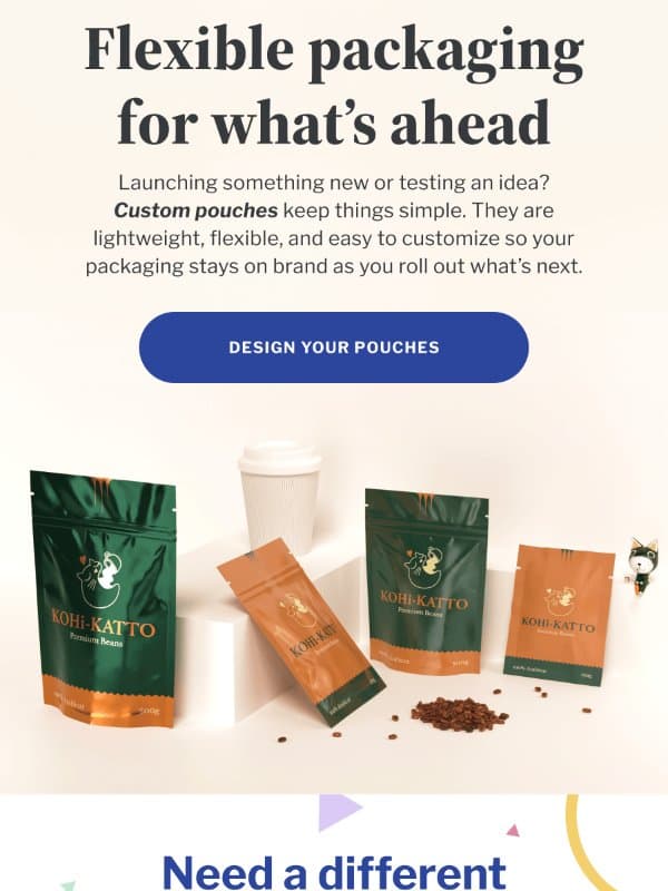 Fresh ideas deserve fresh packaging email from Packlane