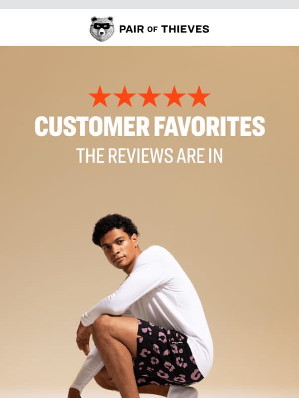 They're Just Like You email from Pair of Thieves