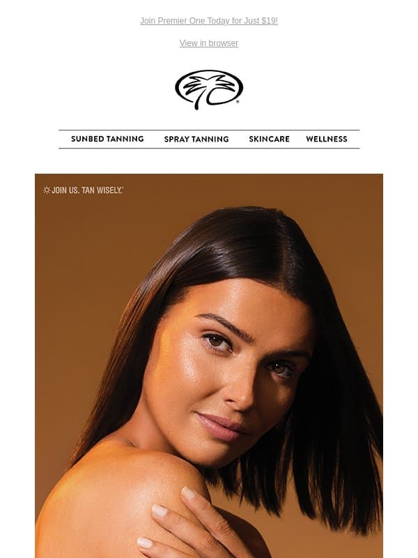 Try More for Less. email from Palm Beach Tan