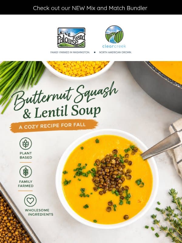 A Cozy Bowl of Fall 🍂 email from Palouse Brand