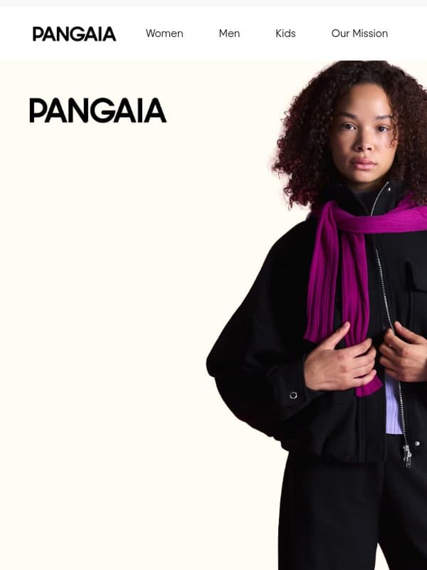 Four layers, four temperatures email from Pangaia