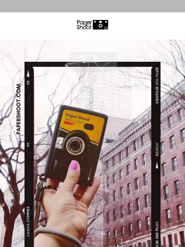 All the film feel. None of the film.📷 email from Papershoot
