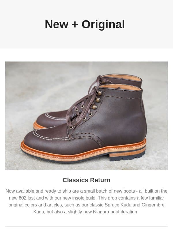 New Releases Now Live email from Parkhurst