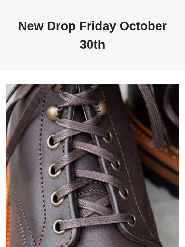 New Release Friday 10/30 email from Parkhurst