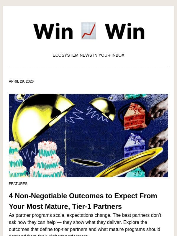 there, are your top partners delivering these 4 outcomes? 📊 email from PartnerStack