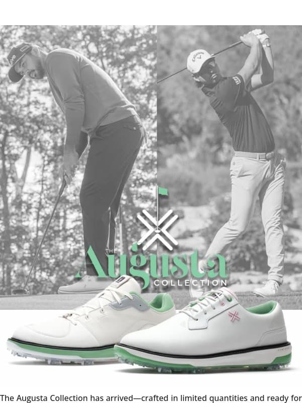 Now Available — The Augusta Collection email from Payntr Golf