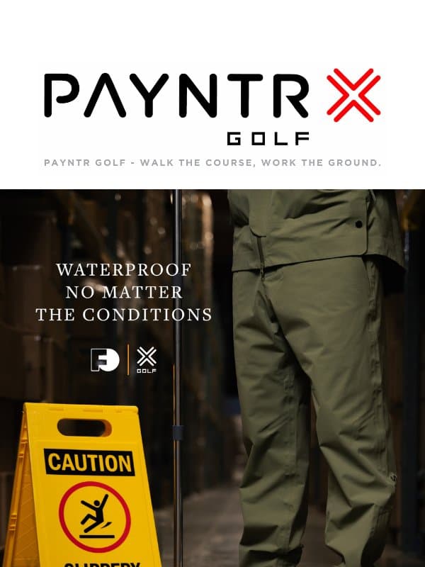 Introducing the FORRESTER'S RS2 email from Payntr Golf