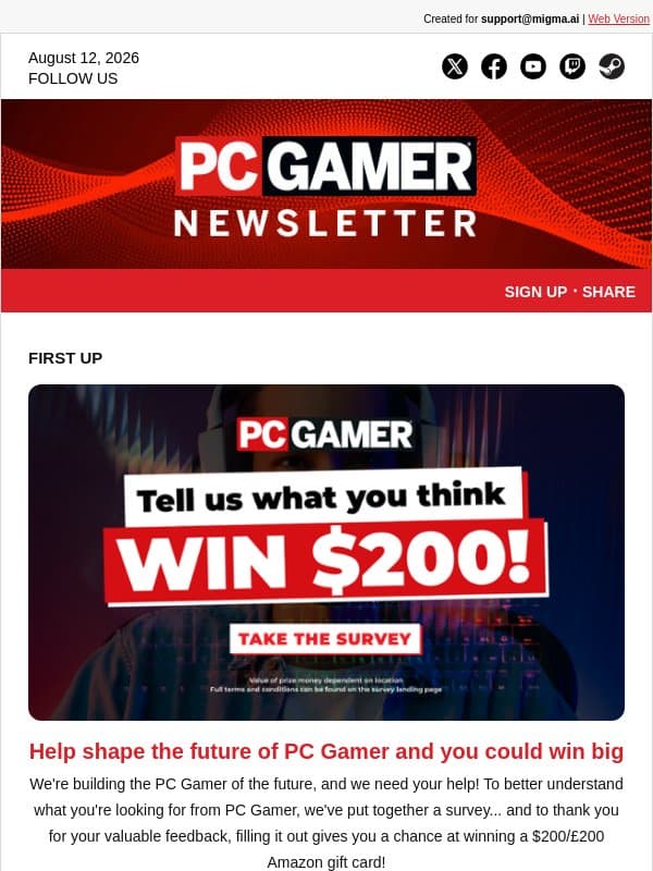 Saber says it didn't replace writer with AI π€ email from PC Gamer