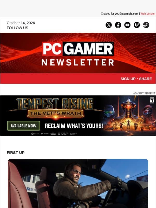 The GTA 6 leaker is back at it again with a new demand 📠 email from PC Gamer