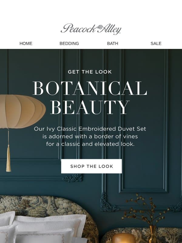 Shop the Look: Ivy email from Peacock Alley