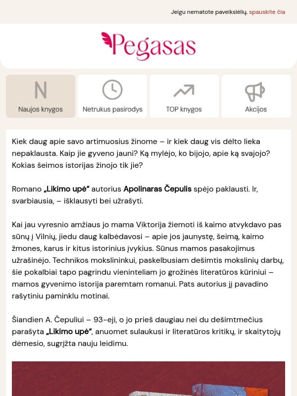 Kai spėjame paklausti👐 email from Pegasas