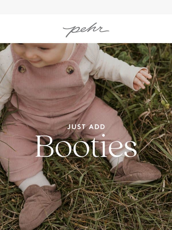 3 Fall-Approved Booties For Baby email from Pehr