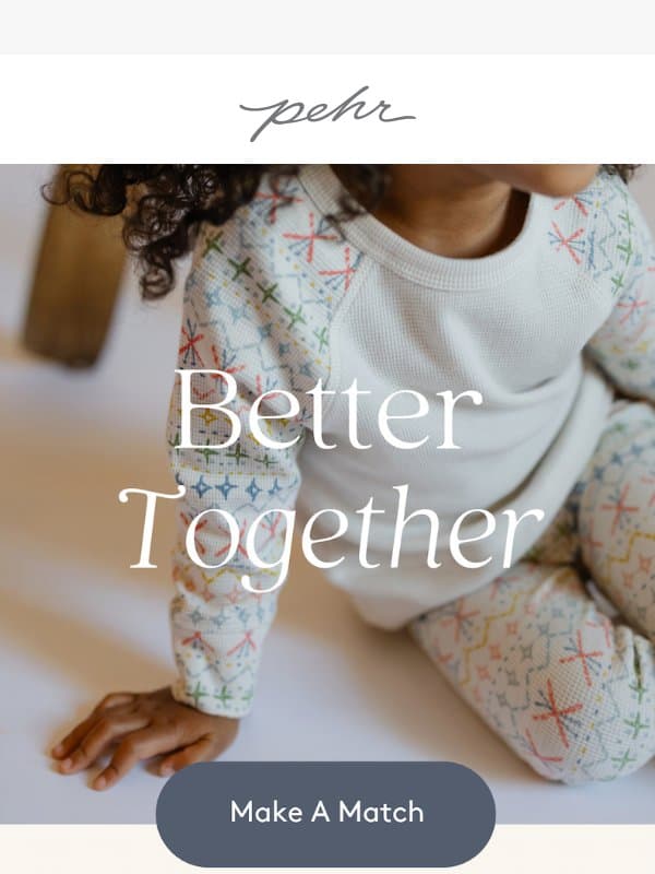 Better Together email from Pehr