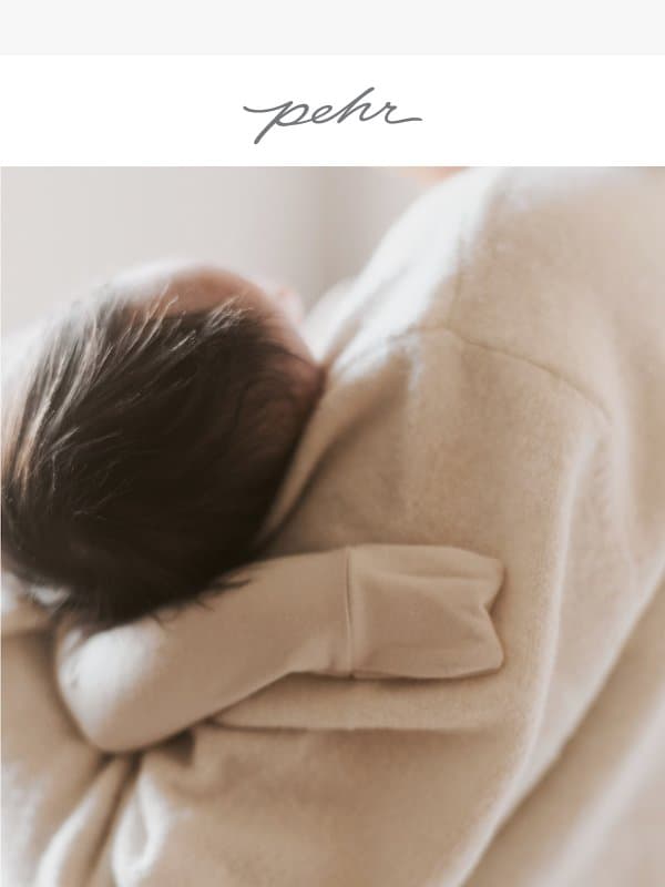 3 Fall Bedtime Must-Haves email from Pehr
