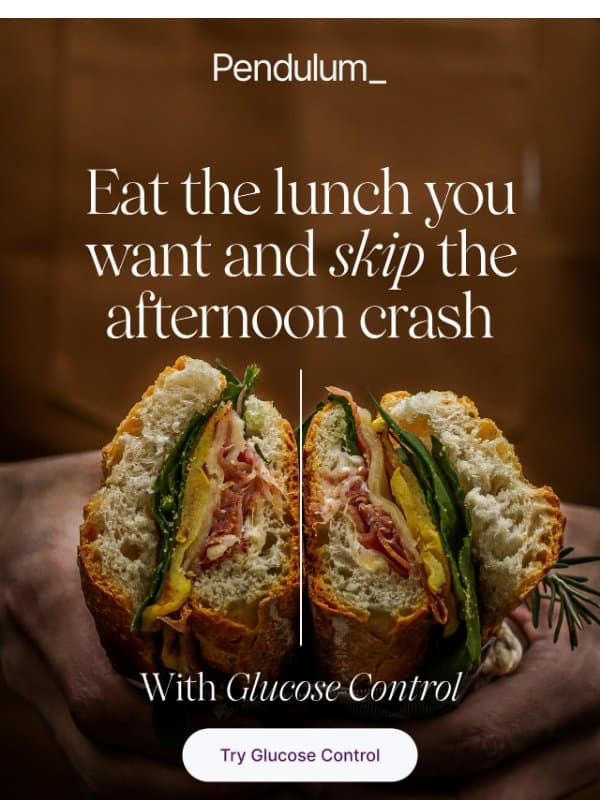 Eat the lunch you want; skip the crash email from Pendulum Therapeutics