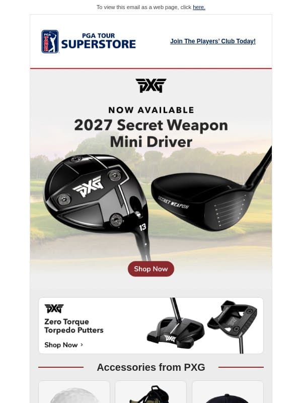 Every Golfer Needs a Secret Weapon 🤫 email from PGA TOUR Superstore