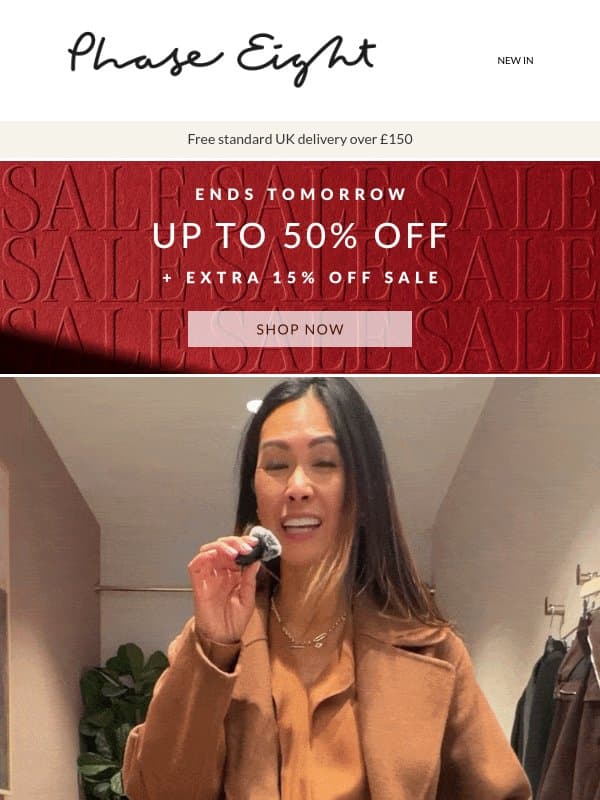 Come shopping with Debbie… email from Phase Eight