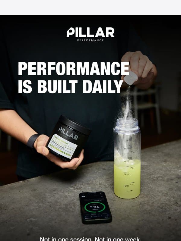 Elite athletes don’t skip this email from PILLAR Performance