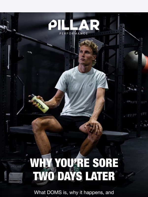 What DOMS Actually Is. email from PILLAR Performance