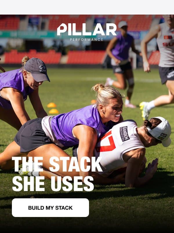 She’s Built For More email from PILLAR Performance