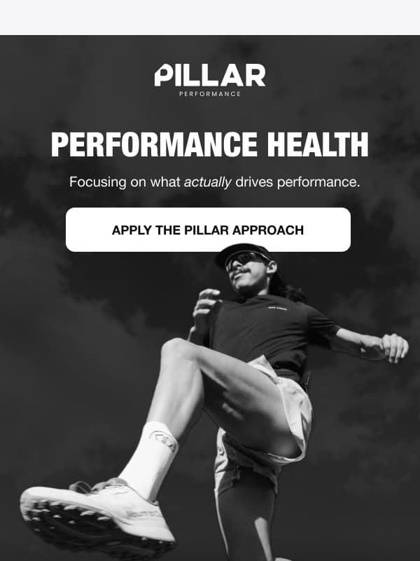 Most supplements don’t cut it. Here’s why email from PILLAR Performance