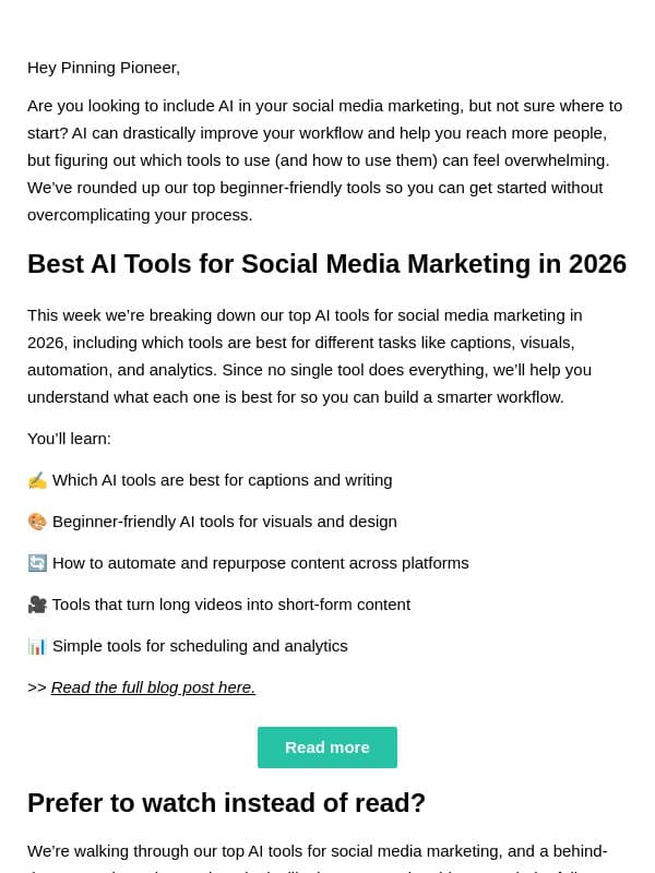 Overwhelmed by AI Tools? Start Here π€ email from Pin Generator