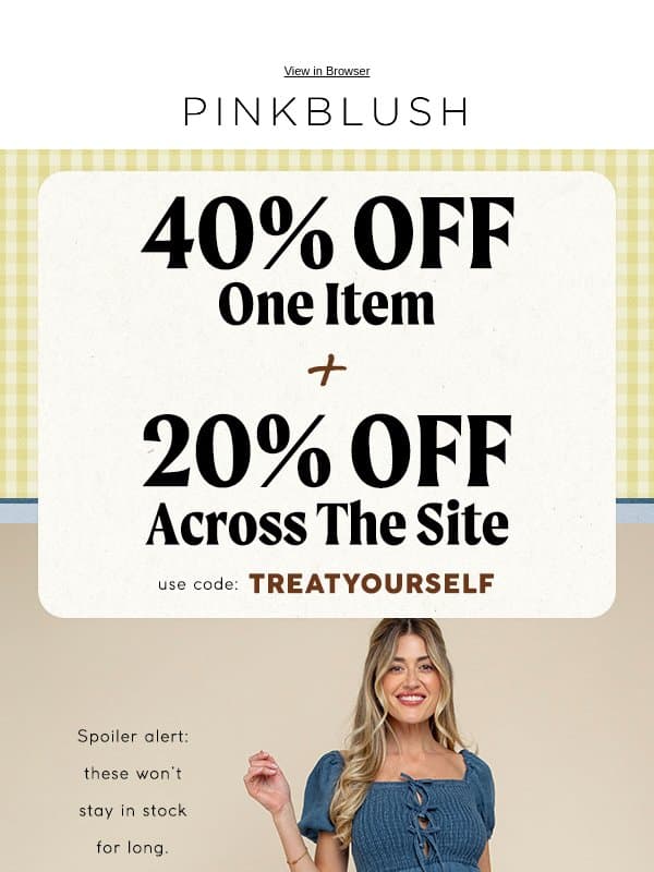 โ THE PARTY STARTS NOW โ email from PinkBlush Maternity