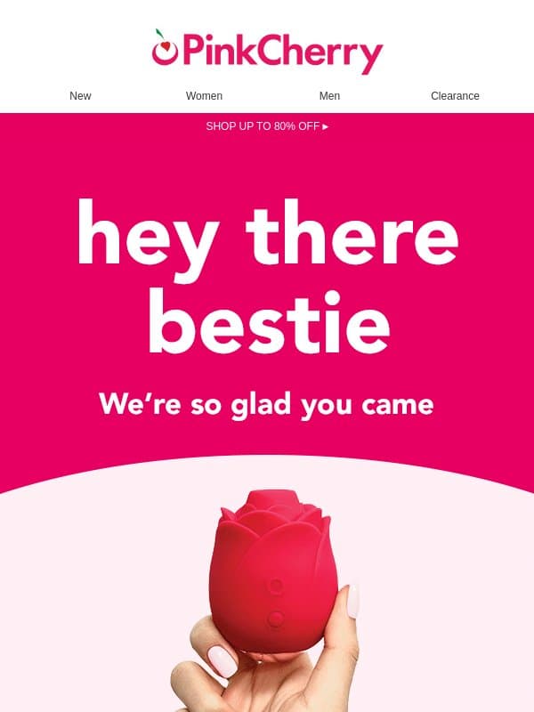 Welcome to PinkCherry 🍒 email from PinkCherry