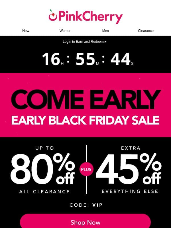 Scary Good Deals π» 45-80% OFF πΈ email from PinkCherry