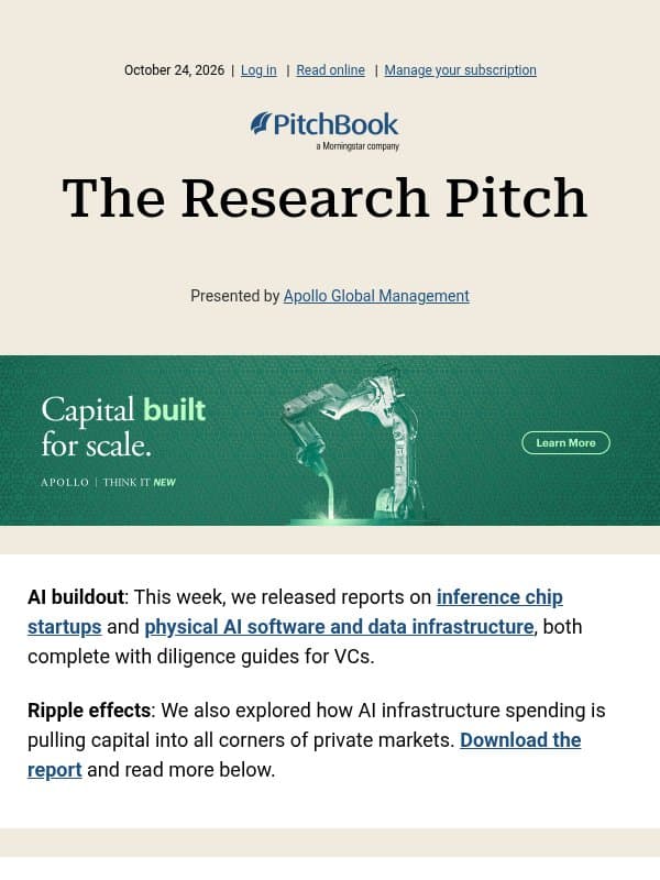 The overlooked bets behind AI’s buildout email from PitchBook