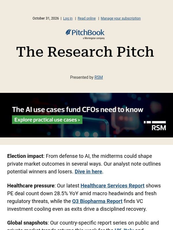 PE's paper gains aren't reaching LPs email from PitchBook