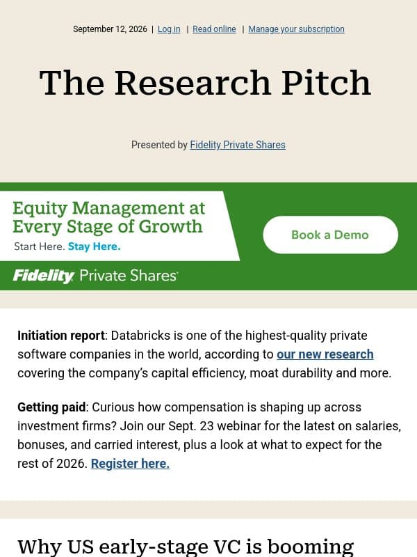 Who's really funding early-stage AI email from PitchBook