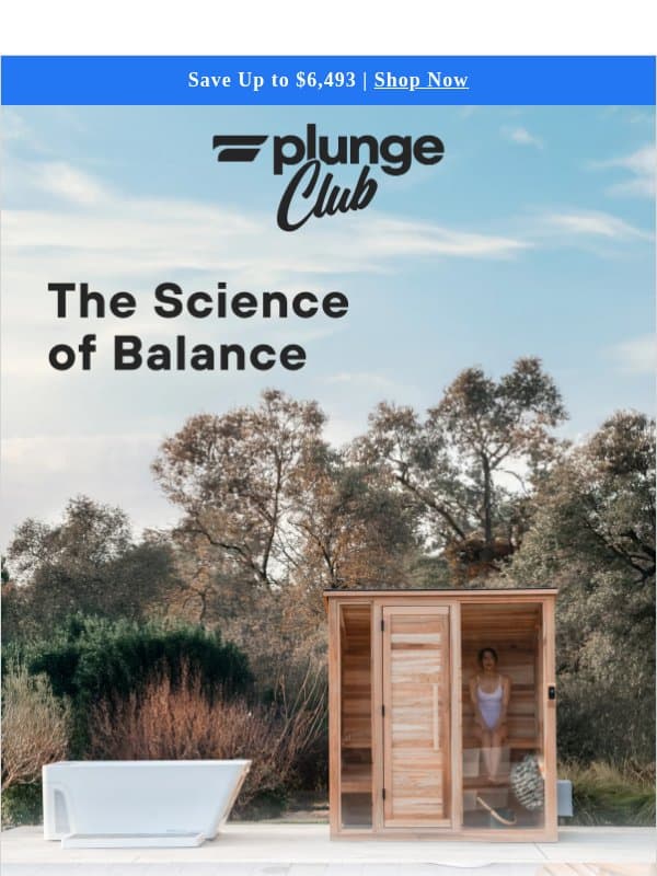 Plunge Club: The Science of Balance email from Plunge