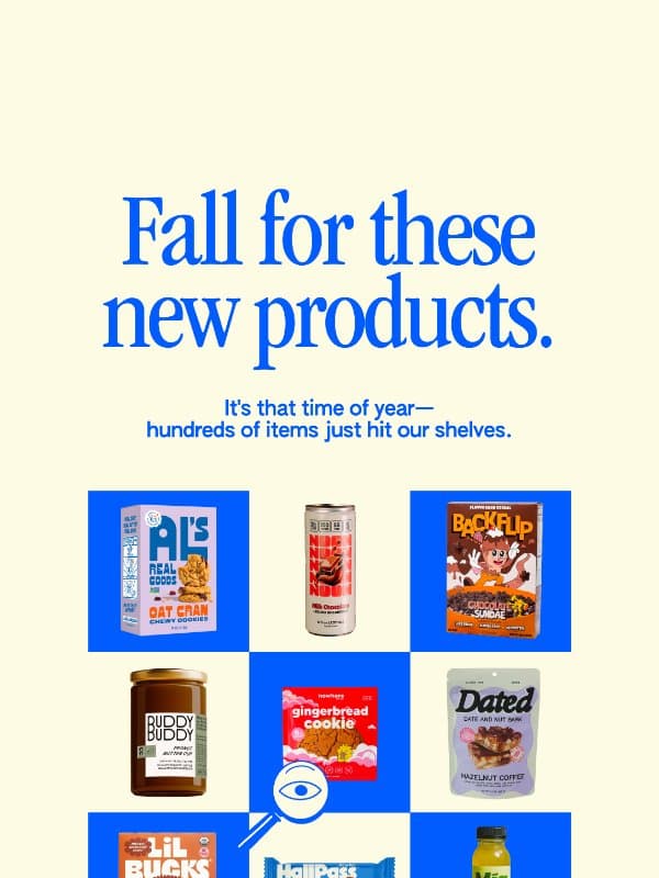 You're going to fall for these. email from Pop Up Grocer