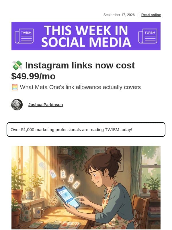 πΈ Instagram links now cost $49.99/mo email from Post Planner