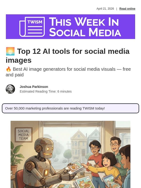 ๐
Top 12 AI tools for social media images email from Post Planner