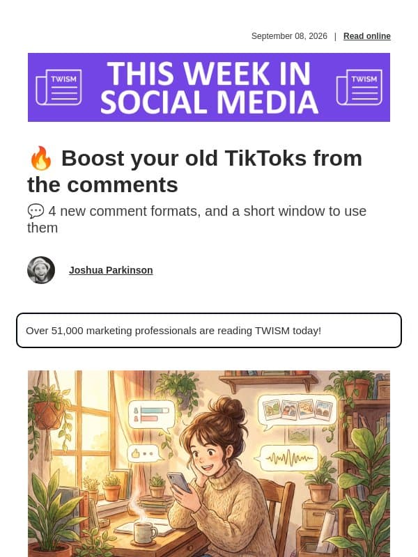 ๐๏ธ TikTok comments are the new engagement hack email from Post Planner