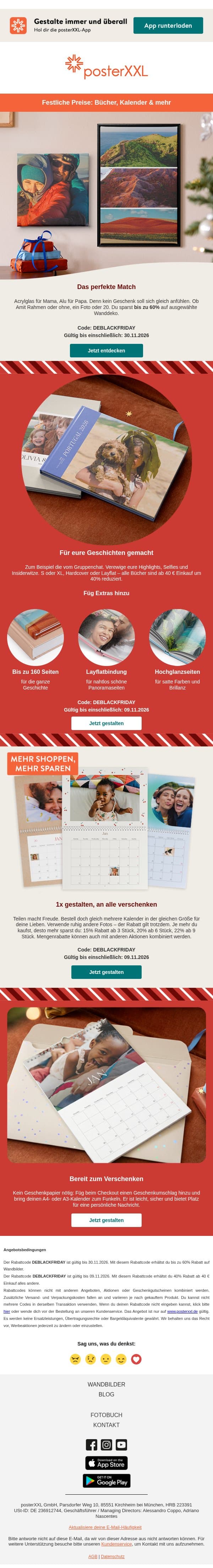Ein ganz besonderes Geschenk🎄 email from PosterXXL screenshot