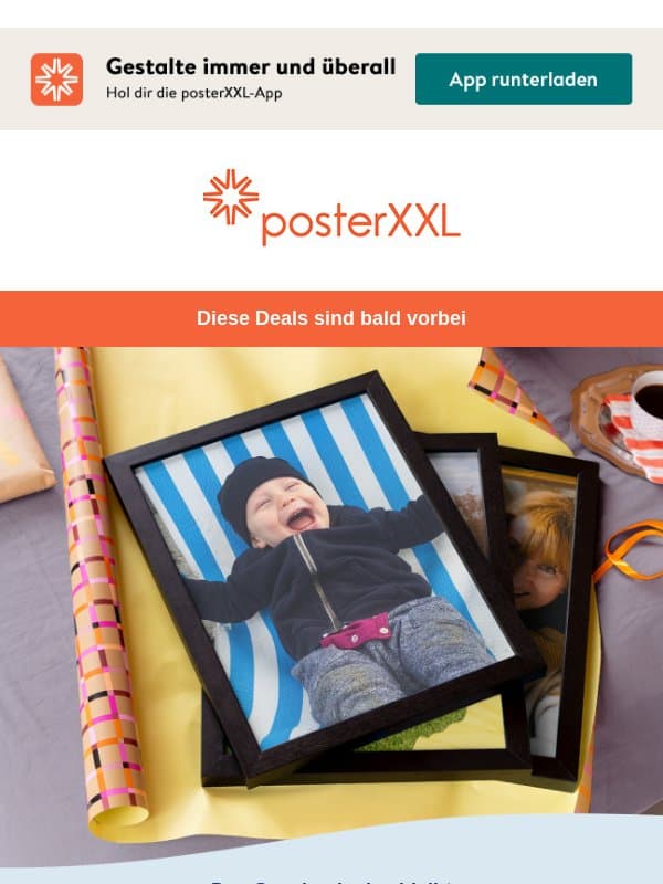 🚨 60% auf ausgewählte Wandbilder email from PosterXXL