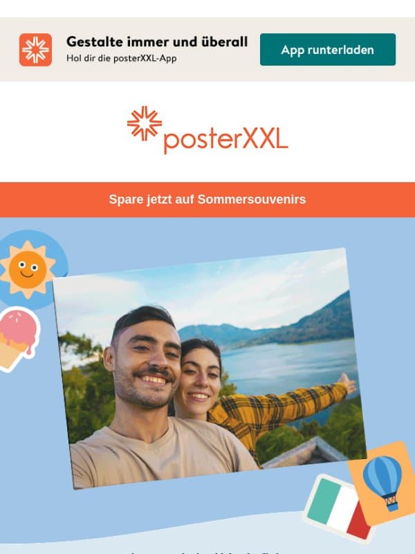 Sommerdeko? Spare bis zu 50% 🌄 email from PosterXXL