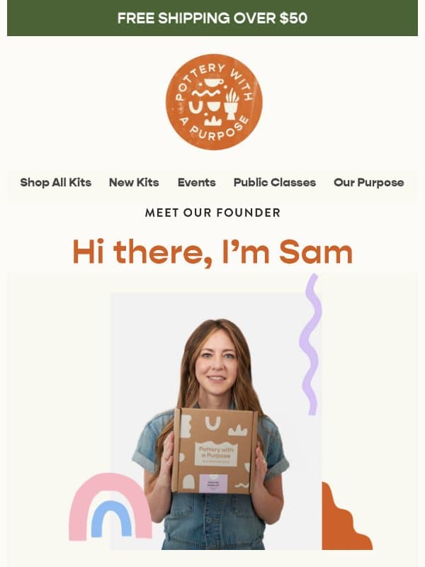 I burned out from the grind email from Pottery With A Purpose