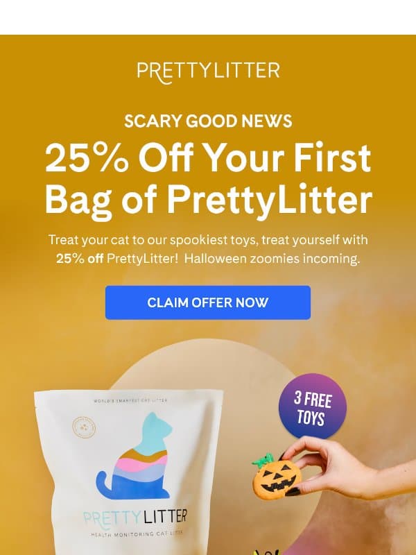 The Real Jumpscare? 🪦 email from PrettyLitter