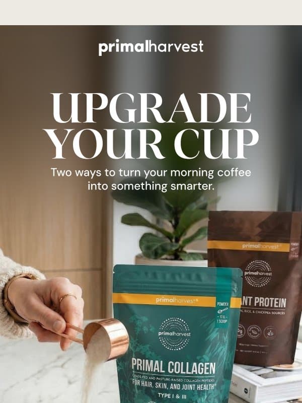 โ What are you stirring into your coffee? email from Primal Harvest