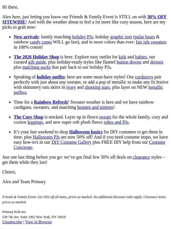 π Before Theyβre Gone: My 30% off faves for you! Polar bears, new rainbows, & more cozy picks email from Primary