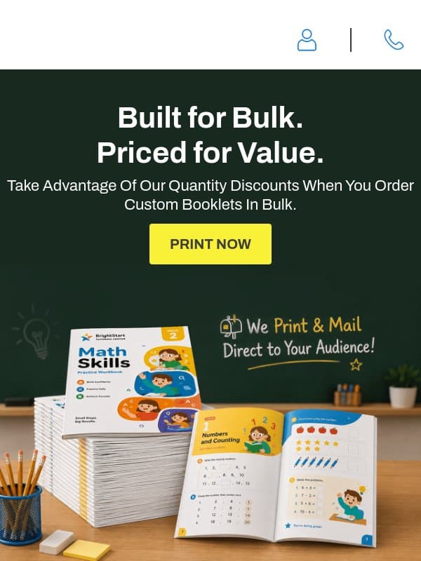 Booklets: Bulk Up Without Breaking the Bank email from PrintPlace