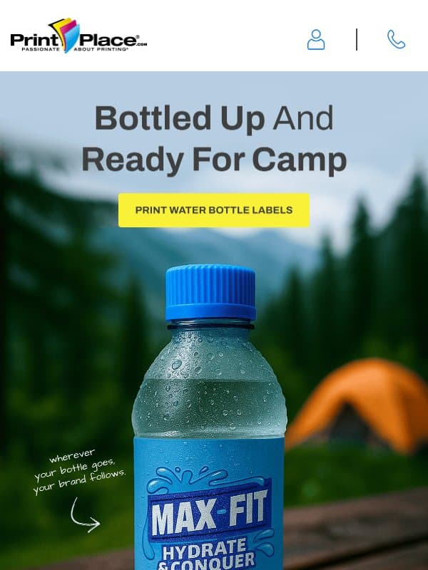 Wherever Your Product Goes, Your Brand Follows email from PrintPlace