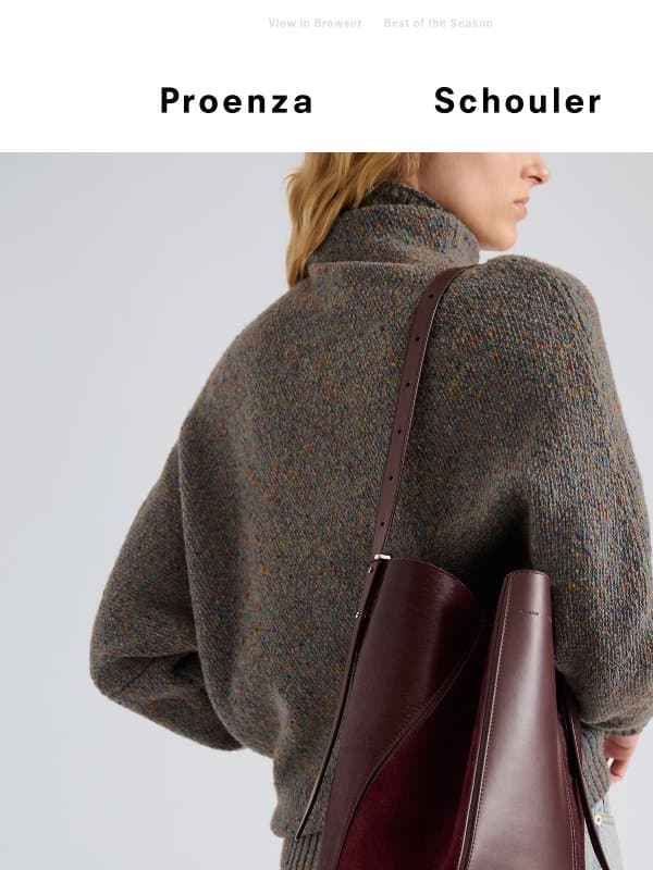 Best of the Season email from Proenza Schouler