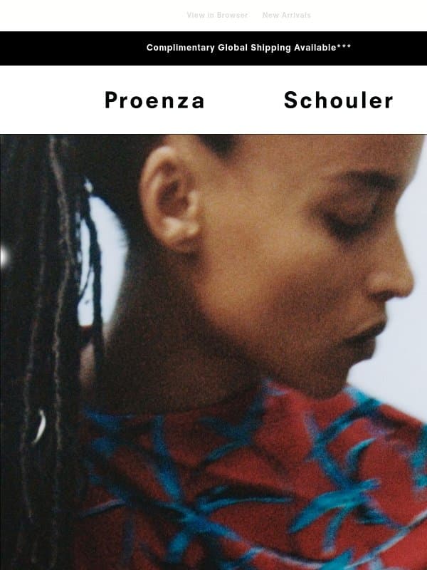 Thank You for Subscribing email from Proenza Schouler